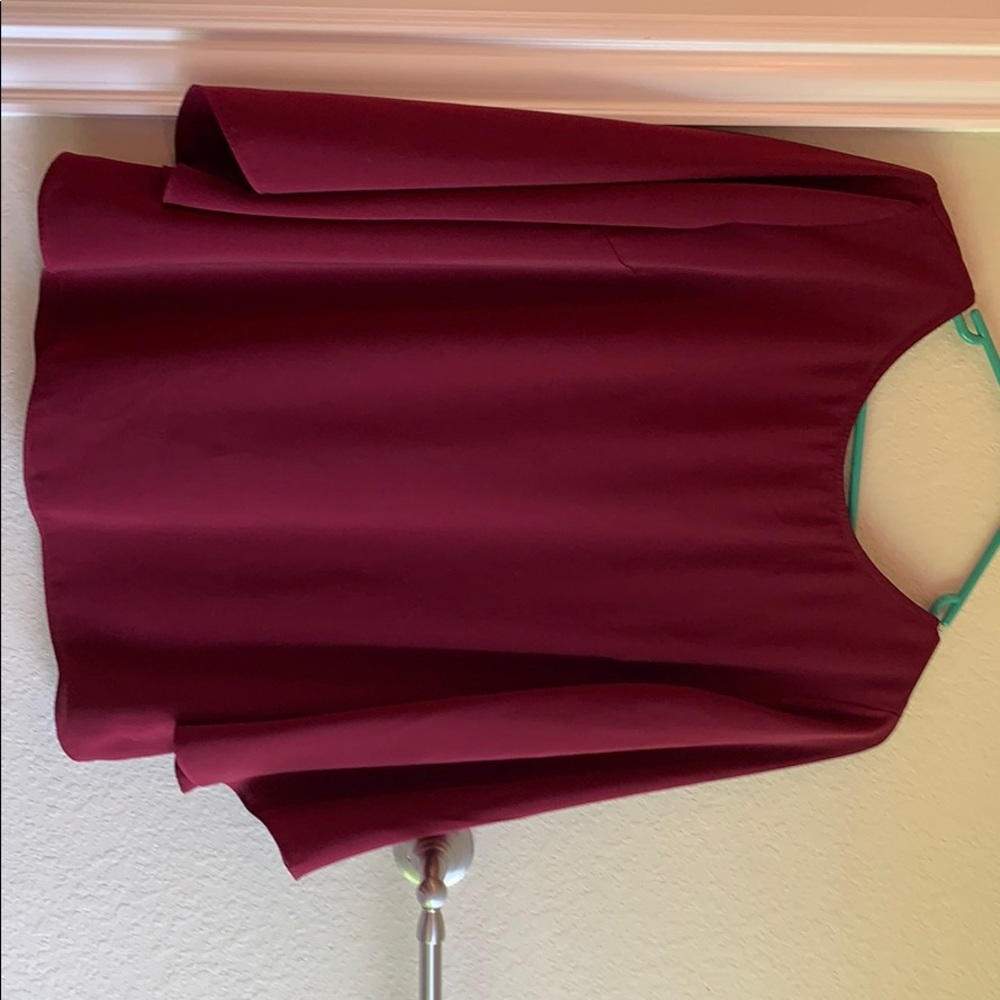 Maroon blouse